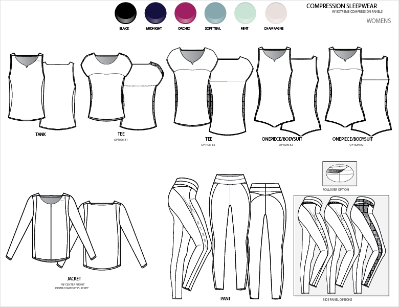 I AD Compression Sleepwear