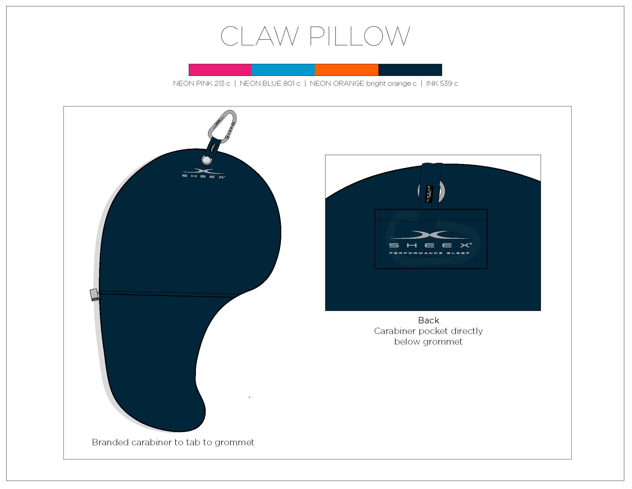 K AB Claw Pillow